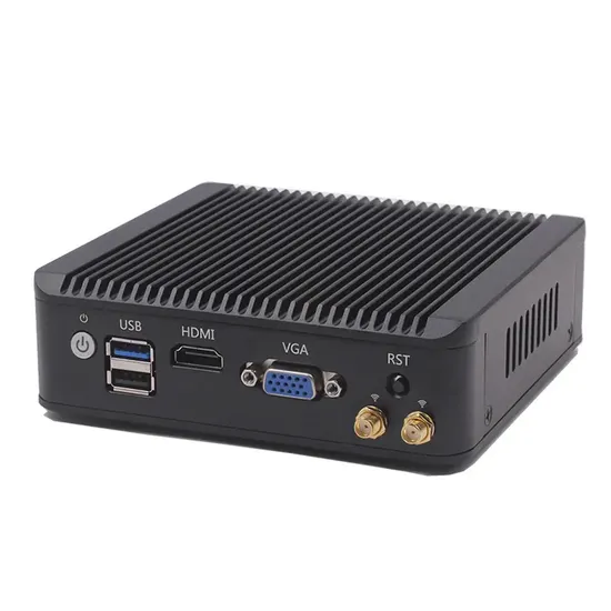 Industrial Fanless Mini PC DDR3 Firewall Embedded Computer Thin Client Industrial PC 