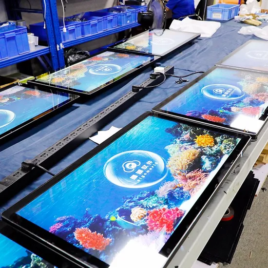 IR Smart Board All in One Computer with Aluminium Frame Wall Mounted Display 